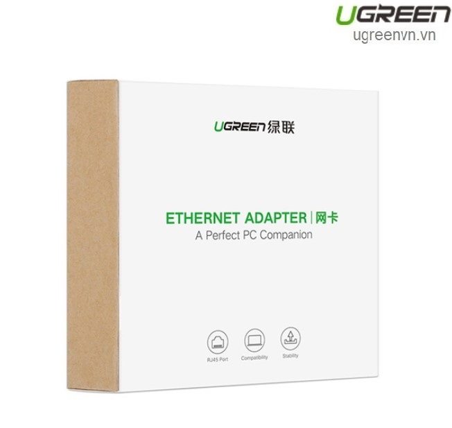 Cáp USB Type-C to Lan 10/100/1000Mbps chính hãng Ugreen 50307 cao cấp